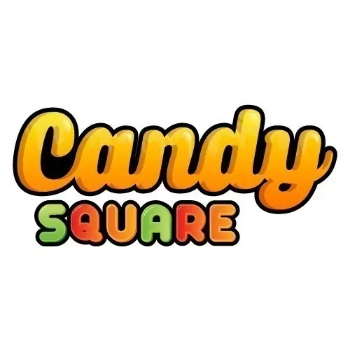 Candy Square Logo Vector Illustration