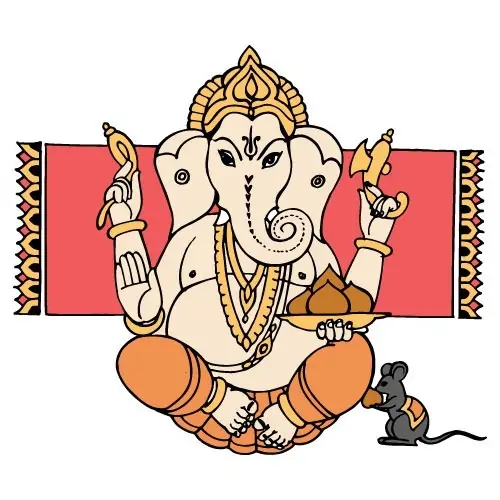 Lord Ganesha Vector – Divine Ganesha Digital Art for Print, Branding & Creative Use