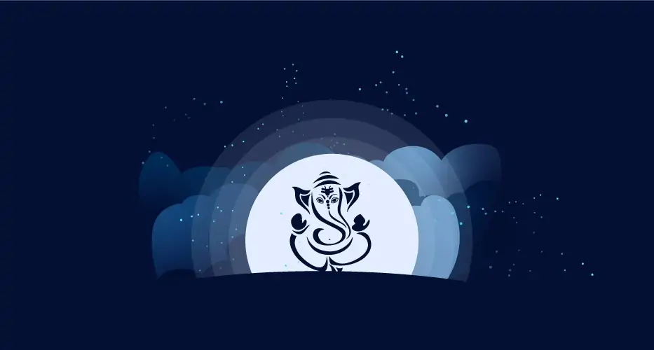 Lord Ganesh Digital Wallpaper – Vector Art for Devotional & Spiritual Use