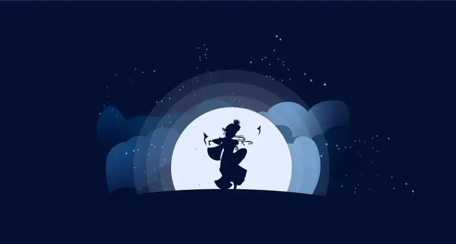 Shri Krishna Wallpaper – Divine HD Digital Art for Home & Devices