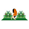 Yoga Pose Vector Art - Pose Number 3 and Pose Number 10