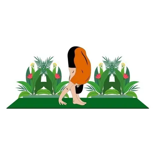 Yoga Pose Vector Art - Pose Number 3 and Pose Number 10