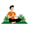 Set of yoga Poses Twelve 12
