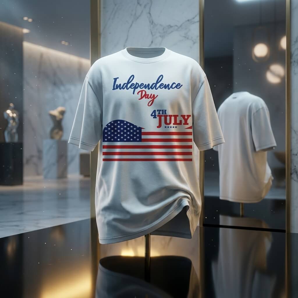 Independence Day USA Vector Artwork for T-Shirt Printing & Merch