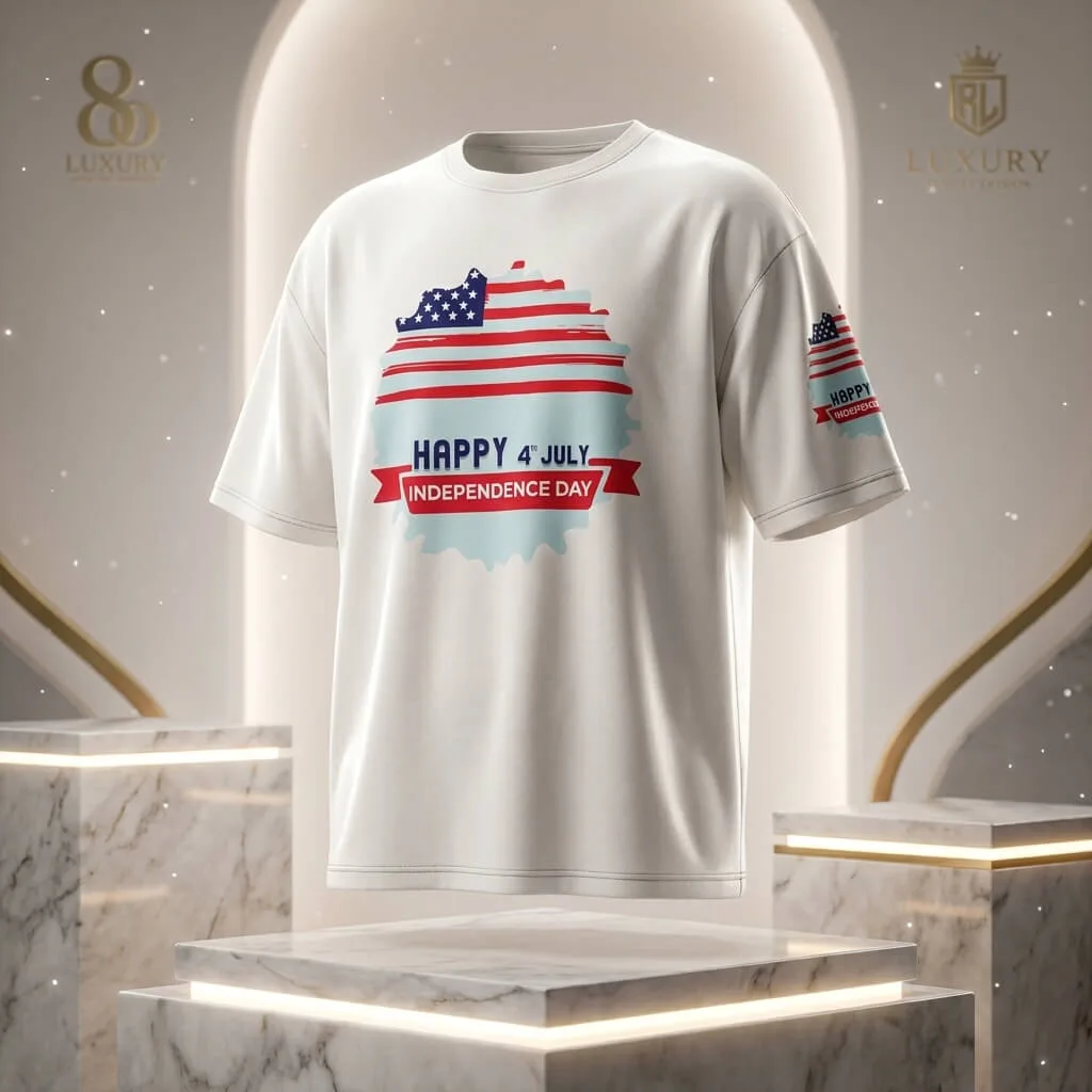 USA Independence Day Celebration Vector Art for T-Shirt Graphics