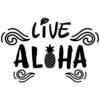 Live Aloha Vector Art & T-Shirt Design