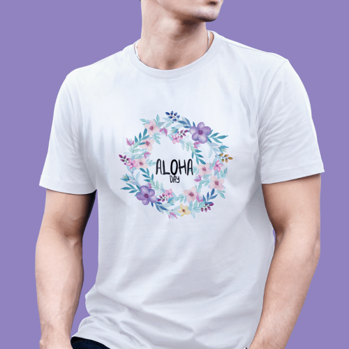 Aloha Day Vector Art & T-Shirt Design