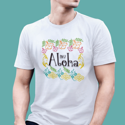 Aloha Hawaiian Vector Art & T-Shirt Design
