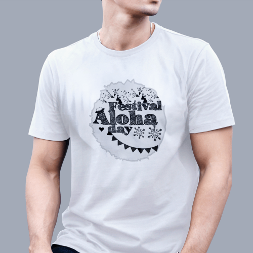 Aloha Hawaiian Vector Art & T-Shirt Design