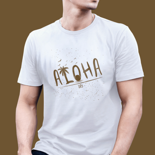 Aloha Hawaiian Vector Art & T-Shirt Design