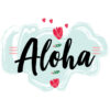 Aloha Hawaiian Vector Art & T-Shirt Design