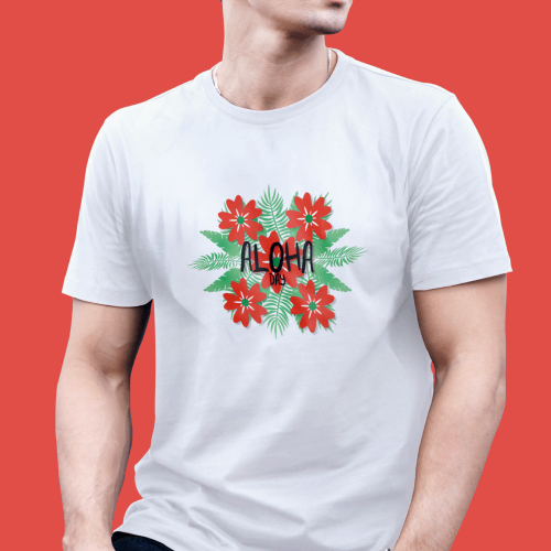 Aloha Hawaiian Vector Art & T-Shirt Design