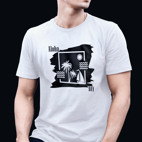 Aloha Hawaiian Vector Art & T-Shirt Design