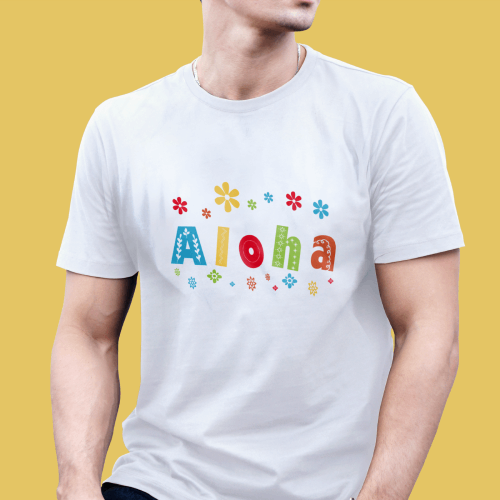 Aloha Hawaiian Vector Art & T-Shirt Design