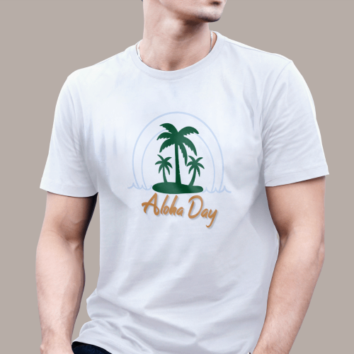 Aloha Hawaiian Vector Art & T-Shirt Design