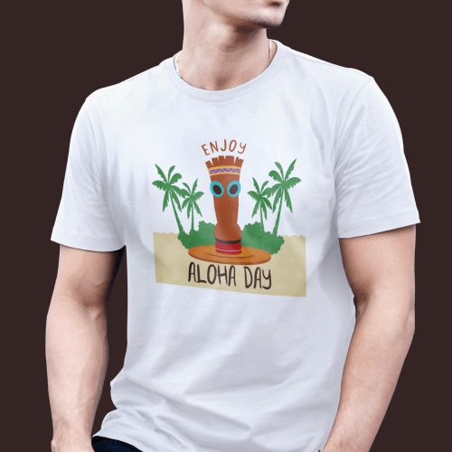 Aloha Hawaiian Vector Art & T-Shirt Design