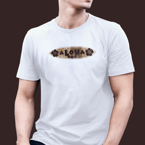 Aloha Hawaiian Vector Art & T-Shirt Design