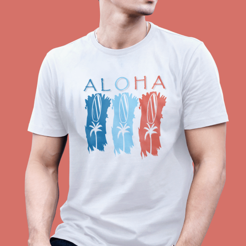 Aloha Hawaiian Vector Art & T-Shirt Design