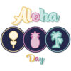 Aloha Day Hawaiian Vector Art & T-Shirt Design