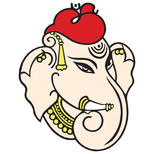 Illustration Design of Indian God Ganesha Divine Blessings Vector Art