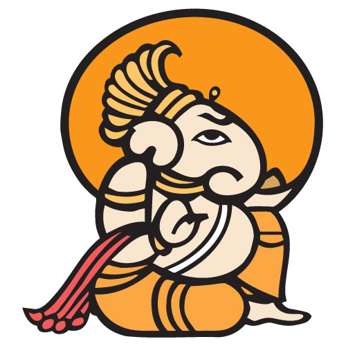 Illustration Design of Indian God Ganesha Divine Blessings Vector Art