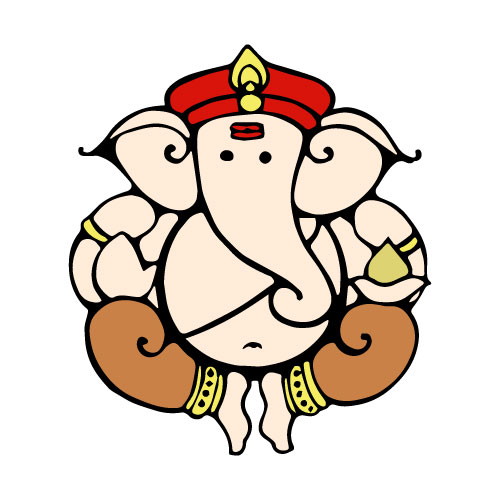 Illustration Design of Indian God Ganesha Divine Blessings Vector Art