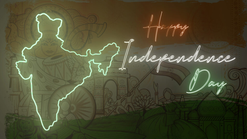 15 August Happy Independence Day Stock Video