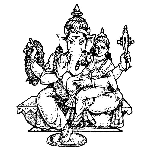 Indian Festival Ganesh Chaturthi Banner with Lord Ganesh Design