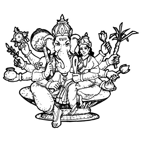 Indian Festival Ganesh Chaturthi Banner with Lord Ganesh Design