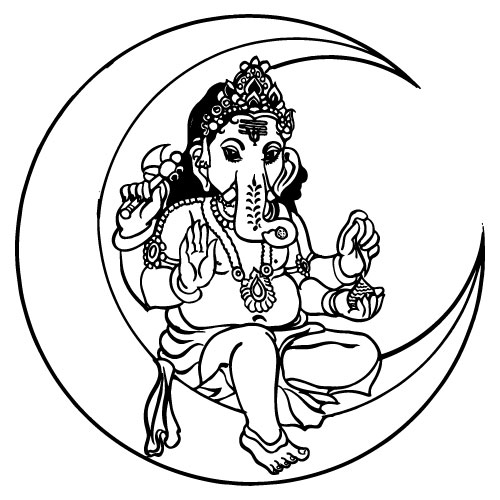 Indian Festival Ganesh Chaturthi Banner with Lord Ganesh Design
