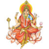 Maa Siddhidatri Worship on the Ninth Day of Navratri - Vector Art