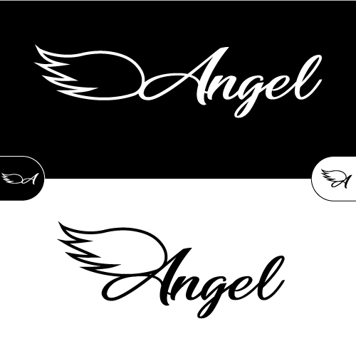 Wings angels with crown for business angels logo