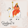 Maa Shailputri Worship on the First Day of Navratri | Vector Art