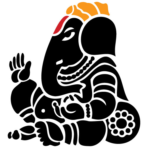 Indian Festival Ganesh Chaturthi Banner with Lord Ganesh Design