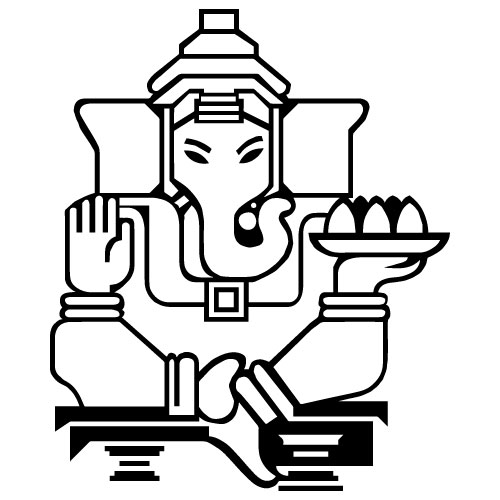 Indian Festival Ganesh Chaturthi Banner with Lord Ganesh Design