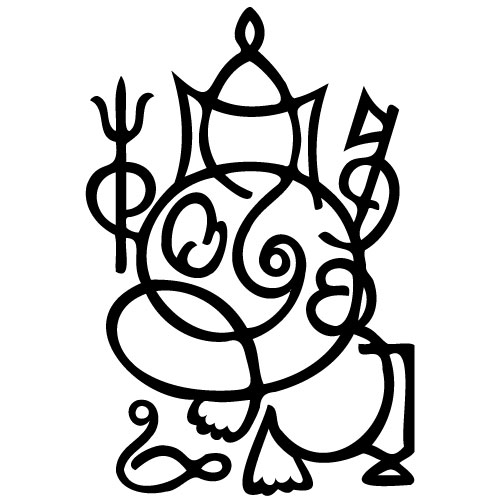 Indian Festival Ganesh Chaturthi Banner with Lord Ganesh Design