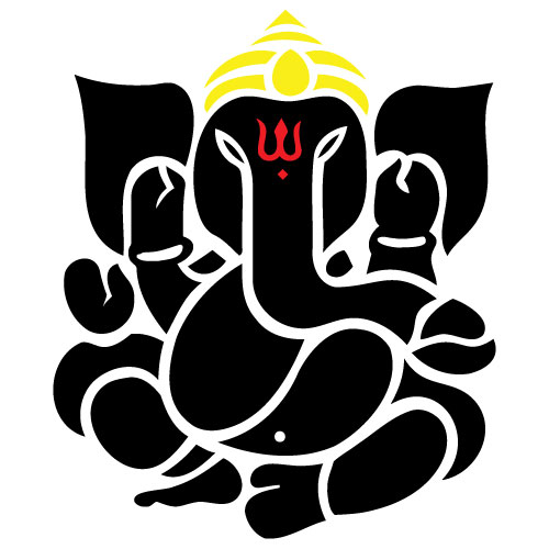Indian Festival Ganesh Chaturthi Banner with Lord Ganesh Design