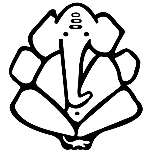 Indian Festival Ganesh Chaturthi Banner with Lord Ganesh Design