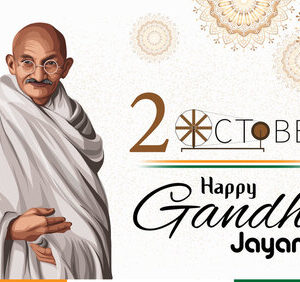 Gandhi Jayanti Stock Video Mahatma Gandhi Tribute