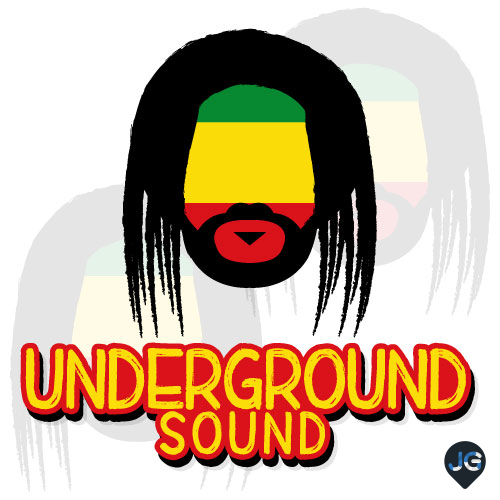 Rasta Underground Sound Vector | Vibrant Reggae and Music Design