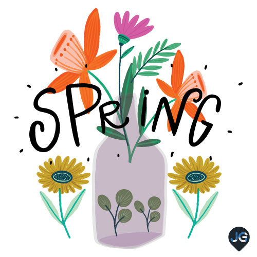 Spring Vector Illustration | Nature-Inspired Seasonal Design