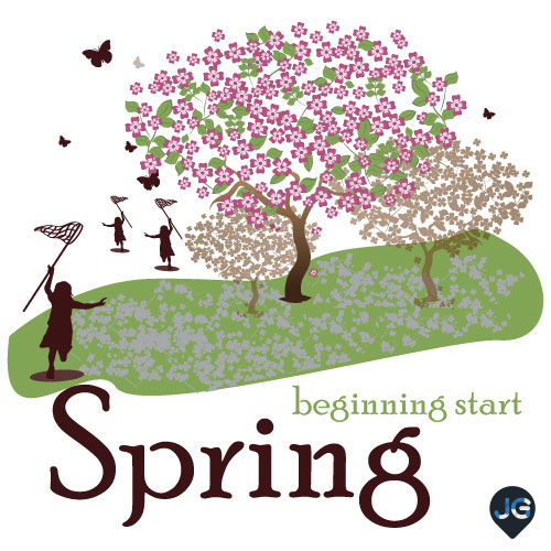 Spring Vector Illustration | Nature-Inspired Seasonal Design