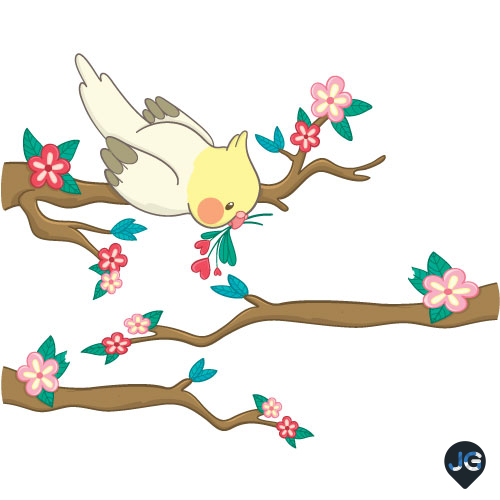 Spring Vector Illustration | Nature-Inspired Seasonal Design