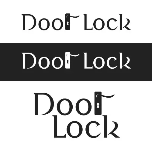 Door Lock Logo Vector | AI, EPS, JPG | Secure & Modern Design