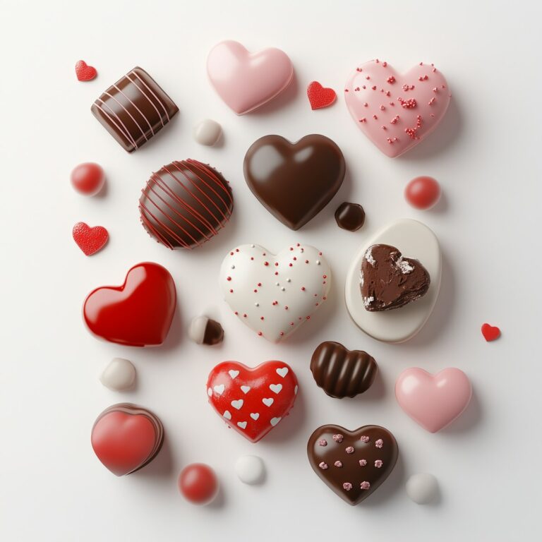 Heart-Shaped-Chocolates-and-Candies