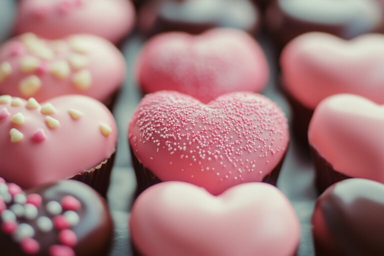 Heart-Shaped-Cupcakes