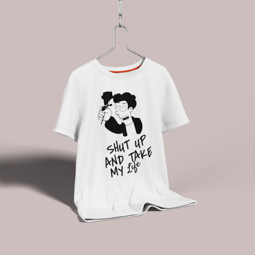 Shut Up and Take My Life - Dramatic & Bold Vector Illustration