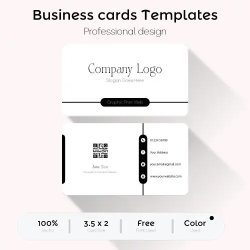 Modern Business Card Template – Clean & Professional Design for Personal and Corporate Branding