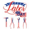 Happy Labor Day Design - Celebrate Workers with Bold Typography & Art