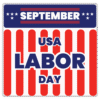 Labor Day Vector Patriotic USA Worker Celebration Graphic Design